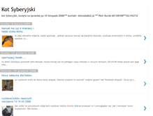 Tablet Screenshot of kot-syberyjski.blogspot.com