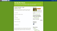 Desktop Screenshot of mybigblueplanet.blogspot.com