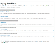 Tablet Screenshot of mybigblueplanet.blogspot.com