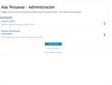 Tablet Screenshot of alasperuanas06.blogspot.com