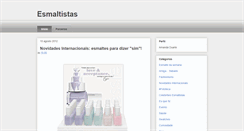 Desktop Screenshot of esmaltistas.blogspot.com