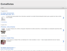 Tablet Screenshot of esmaltistas.blogspot.com