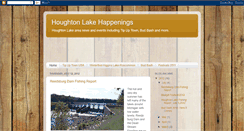 Desktop Screenshot of houghtonlakehappenings.blogspot.com