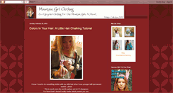 Desktop Screenshot of mountaingirlclothing.blogspot.com