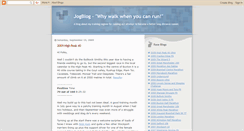 Desktop Screenshot of andysjogblog.blogspot.com