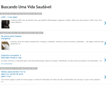 Tablet Screenshot of buscandoumavidasaudavel.blogspot.com