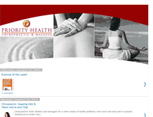 Tablet Screenshot of priorityhealthchiropractic.blogspot.com