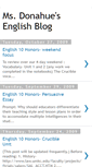 Mobile Screenshot of donahueenglishclass.blogspot.com