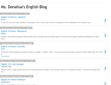 Tablet Screenshot of donahueenglishclass.blogspot.com