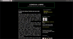 Desktop Screenshot of lengua-libre.blogspot.com