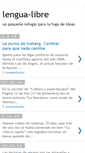 Mobile Screenshot of lengua-libre.blogspot.com