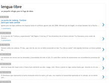 Tablet Screenshot of lengua-libre.blogspot.com