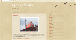 Desktop Screenshot of lyon-venise.blogspot.com
