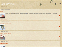 Tablet Screenshot of lyon-venise.blogspot.com
