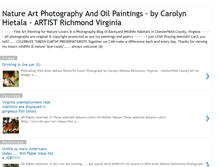 Tablet Screenshot of carolynhietalanatureartpaintings.blogspot.com