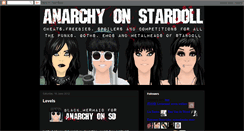 Desktop Screenshot of anarchyonstardoll.blogspot.com