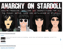 Tablet Screenshot of anarchyonstardoll.blogspot.com