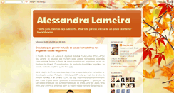 Desktop Screenshot of alelameira.blogspot.com