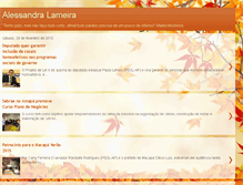 Tablet Screenshot of alelameira.blogspot.com