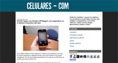 Desktop Screenshot of celulares-com.blogspot.com