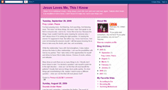 Desktop Screenshot of jesuslovesmeiknow.blogspot.com