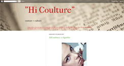 Desktop Screenshot of hicoulture.blogspot.com