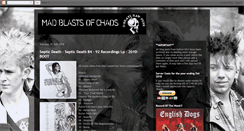 Desktop Screenshot of madblastsofchaos.blogspot.com