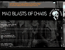 Tablet Screenshot of madblastsofchaos.blogspot.com