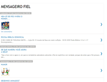 Tablet Screenshot of mensageirofiel.blogspot.com