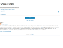Tablet Screenshot of chexpressions.blogspot.com