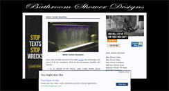 Desktop Screenshot of bathroom-shower-designs.blogspot.com