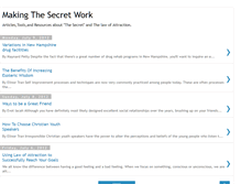 Tablet Screenshot of makingthesecretwork.blogspot.com