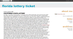 Desktop Screenshot of floridalotteryticket.blogspot.com