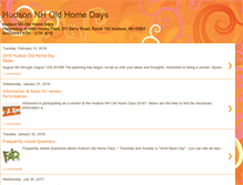 Tablet Screenshot of hudsonoldhomedays.blogspot.com