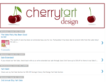 Tablet Screenshot of cherrytartdesign.blogspot.com