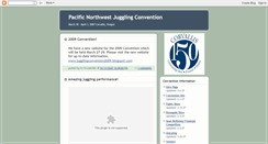 Desktop Screenshot of jugglingconvention.blogspot.com