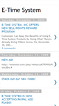 Mobile Screenshot of e-timesystem.blogspot.com