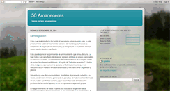 Desktop Screenshot of 50amaneceres.blogspot.com