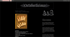 Desktop Screenshot of octoberlicious.blogspot.com