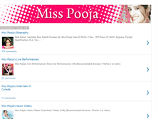 Tablet Screenshot of miss-pooja.blogspot.com