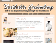 Tablet Screenshot of nathalie-cederberg.blogspot.com