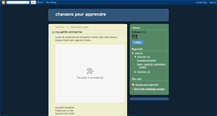 Desktop Screenshot of chansons-fle.blogspot.com