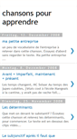 Mobile Screenshot of chansons-fle.blogspot.com