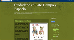 Desktop Screenshot of ciudadanoenestetiempoyespacio.blogspot.com