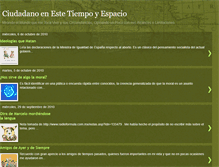 Tablet Screenshot of ciudadanoenestetiempoyespacio.blogspot.com