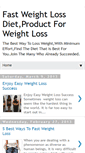 Mobile Screenshot of fastweightlossdietdiet.blogspot.com