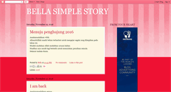 Desktop Screenshot of bella-yusz-story.blogspot.com