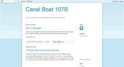Desktop Screenshot of canalboat107b.blogspot.com