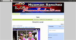 Desktop Screenshot of huamansanchez.blogspot.com