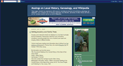 Desktop Screenshot of musingsonlocalhistgenwiki.blogspot.com